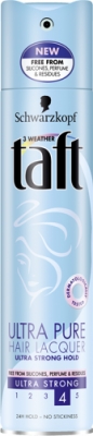 Taft Ultra Pure - nie obciąża włosów