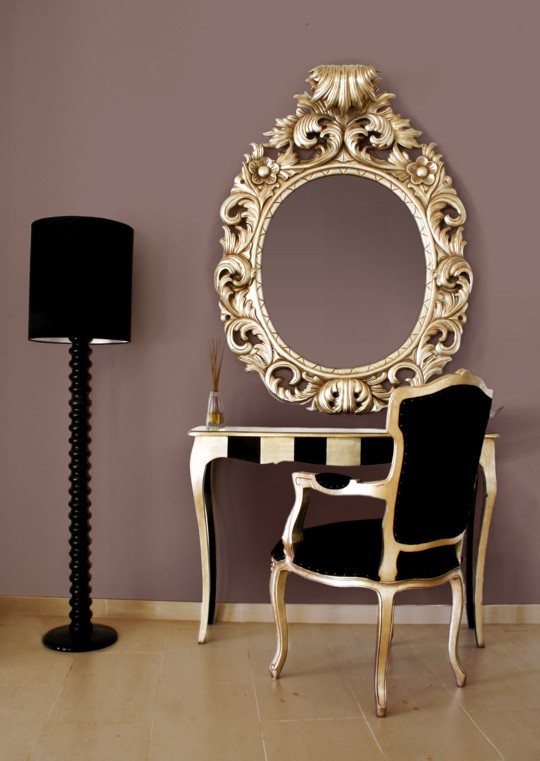 wnętrza glamour