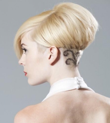 Galeria fryzur - tatuaż z włosów